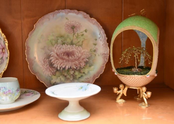 Vintage China & Porcelain, Decorative Easter Egg Diorama