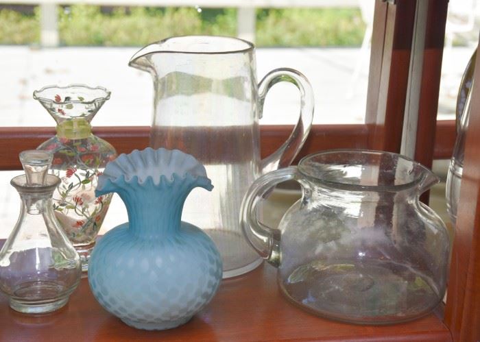 Glass Vases & Pitchers