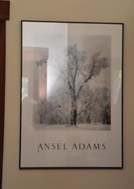 Framed Ansel Adams Poster