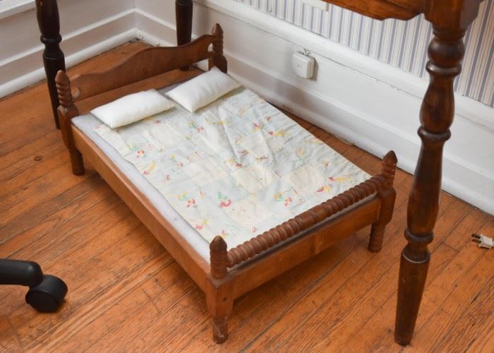 Antique Doll Bed