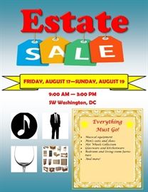 Estate Sale Flyer