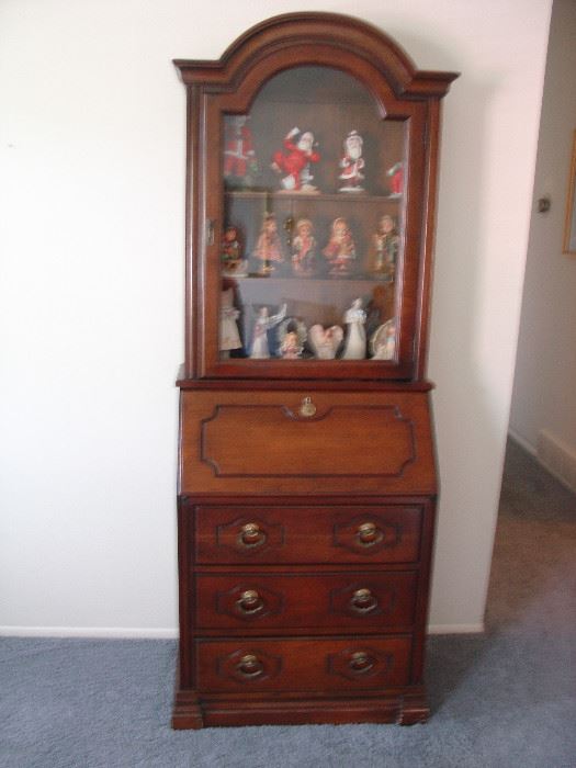 Vintage Jasper Cabinets Secretary Desk -811 Fruitwood