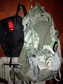 NRA Back Pack & REI "Crestrail 70" Hiker's Pack, both unused w/ tags