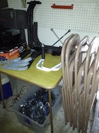 Samsonite Folding Chairs, Garage Racks