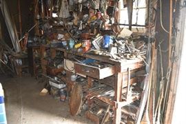 garage full of misc