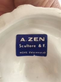 A Zen Scultore & F Nove porcelain piece