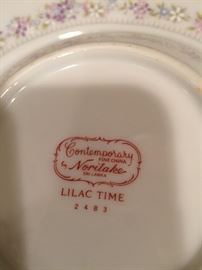 Noritake Fine China set - "Lilac Time"