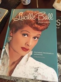 Lucille Ball Treasures memorabilia and photo book.