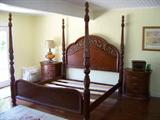 Beautiful King Size 4 Post Bed