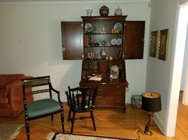 beautiful antique secretary. 