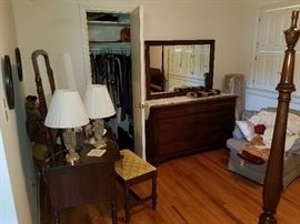dresser and mirror. 
