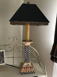 MacKenzie Childs table lamp