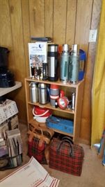 thermos old and new camping cups 