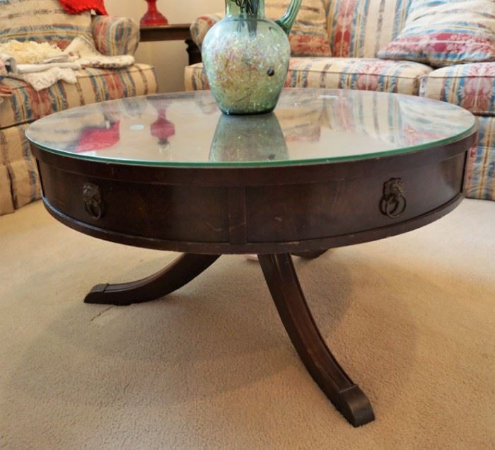 Mahogany coffee table