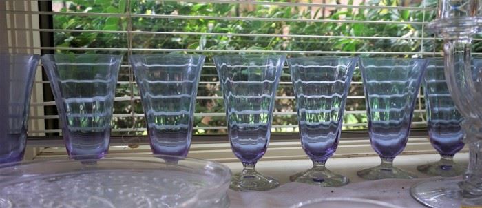Colorful glassware