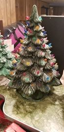 Love these ceramic Christmas trees.