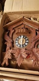 Brand new cuckoo clock, still in the box!