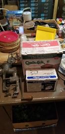 Vintage kitchen items.