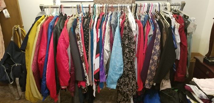 Tons of womens clothes, shoes and handbags!