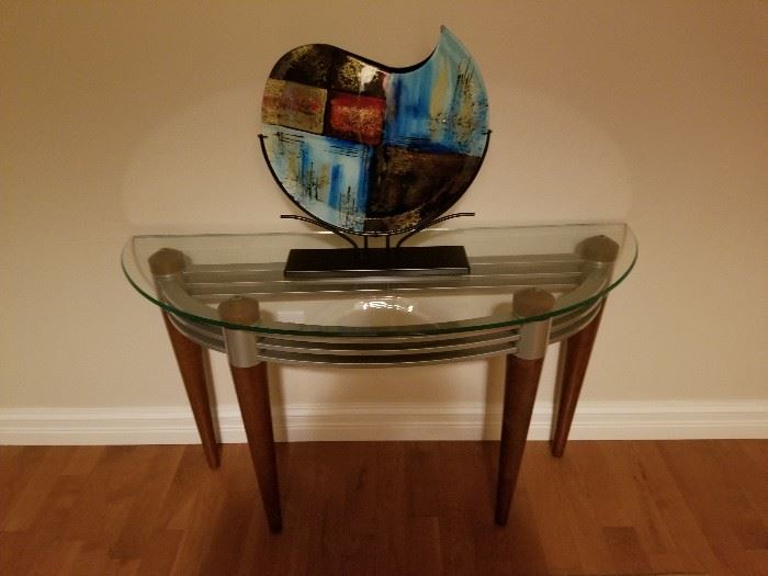 half moon table