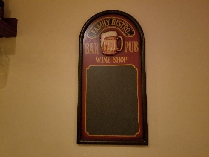 bar pub sign