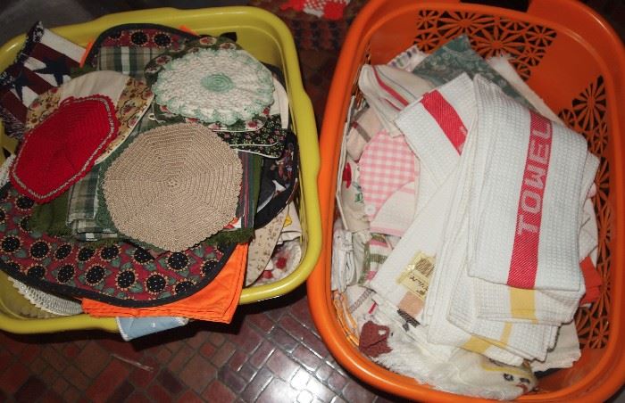 Vintage towels and linens