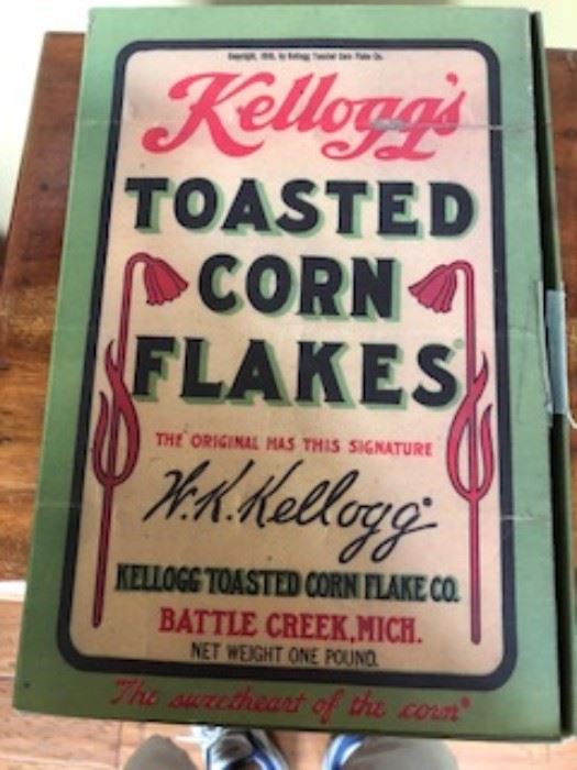 Reproduction Kellogg's Corn Flake Box.