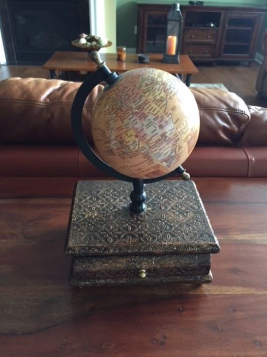 Globe Trinket Box.