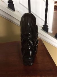 Carved Indian Figure.