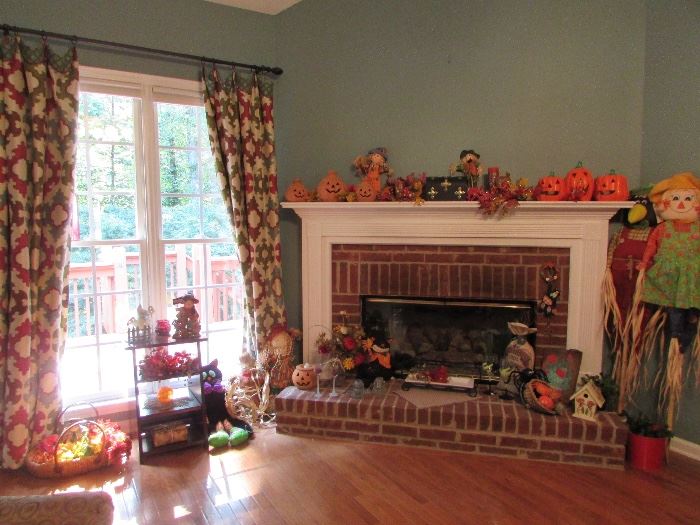 We have some amazing fall decorations...don't they look inviting!!! I can feel the cool weather coming just looking at these decorations.