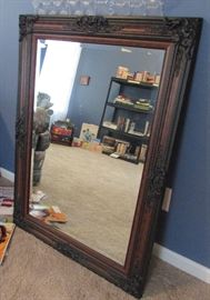 Large ornate mirror