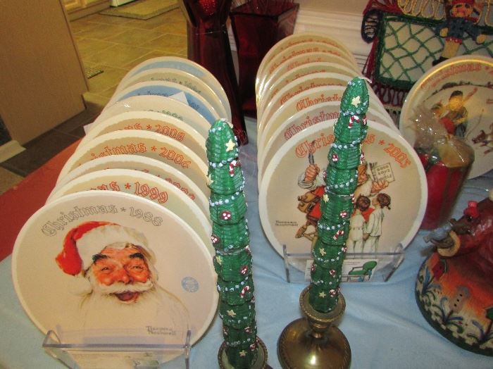 Norman Rockwell Christmas plate collection