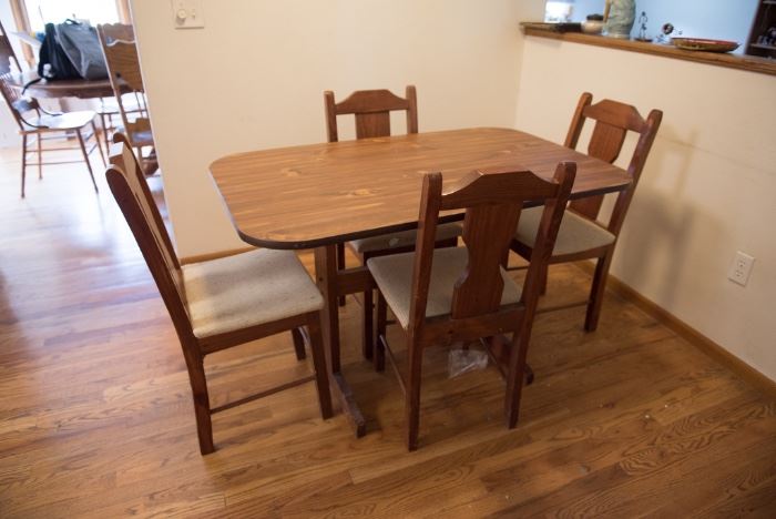 Small Wood Table And Chairs