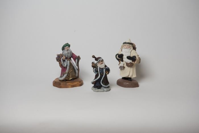 Ceramic Santa Figures