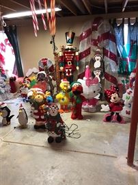 Large Assortment Of outdoor Holiday decor