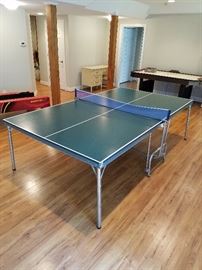 Ping Pong Table (folds up for easy storage)