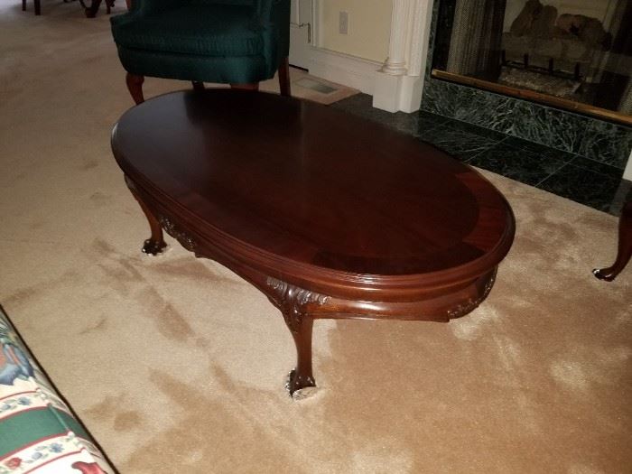 Oval Coffee Table 