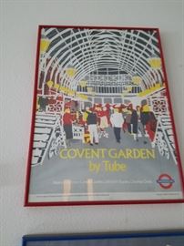 Framed Covent Garden by Tube