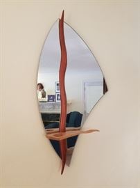 Modern Handcrafted Danish Style Mirror