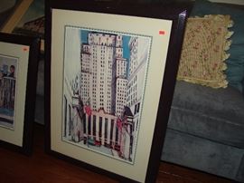 These lithographs area a unique tribute to CBOT and the outcry auction-market method of buying and selling futures.  