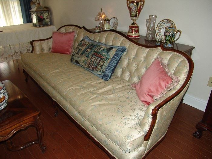 Antique upholstered sofa