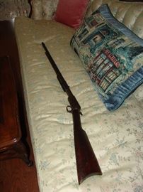 Antique Winchester pump rifle, several patten numbers from 1888