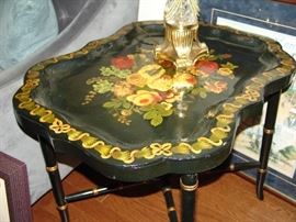 Painted tray table