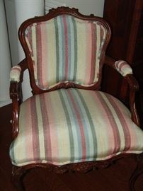 Upholstered side chair