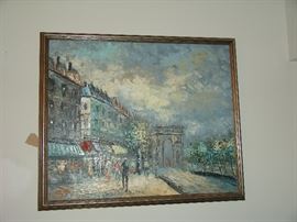 Impressionist oil painting