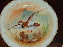 Porcelain game plate