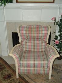 Wicker recliner