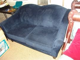 Upholstered love seat