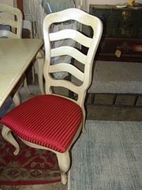 Set of 4 dinette chairs