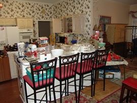 Bar stool and kitchen wares